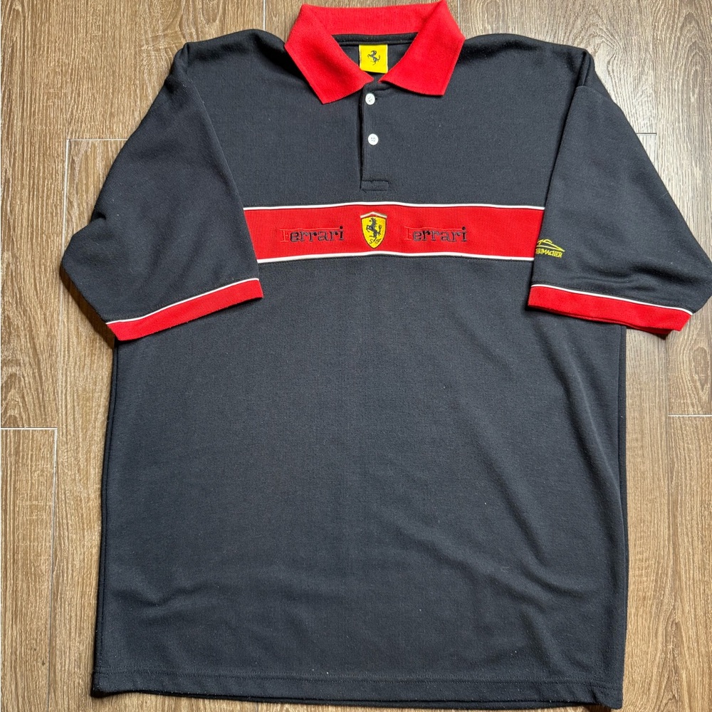 Ferrari 1996 Polo Collared Shirt Used Size XL